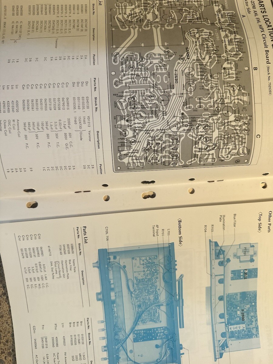 Sansui TU-5900 Tuner Service Manual Japan Rare Original | eBay