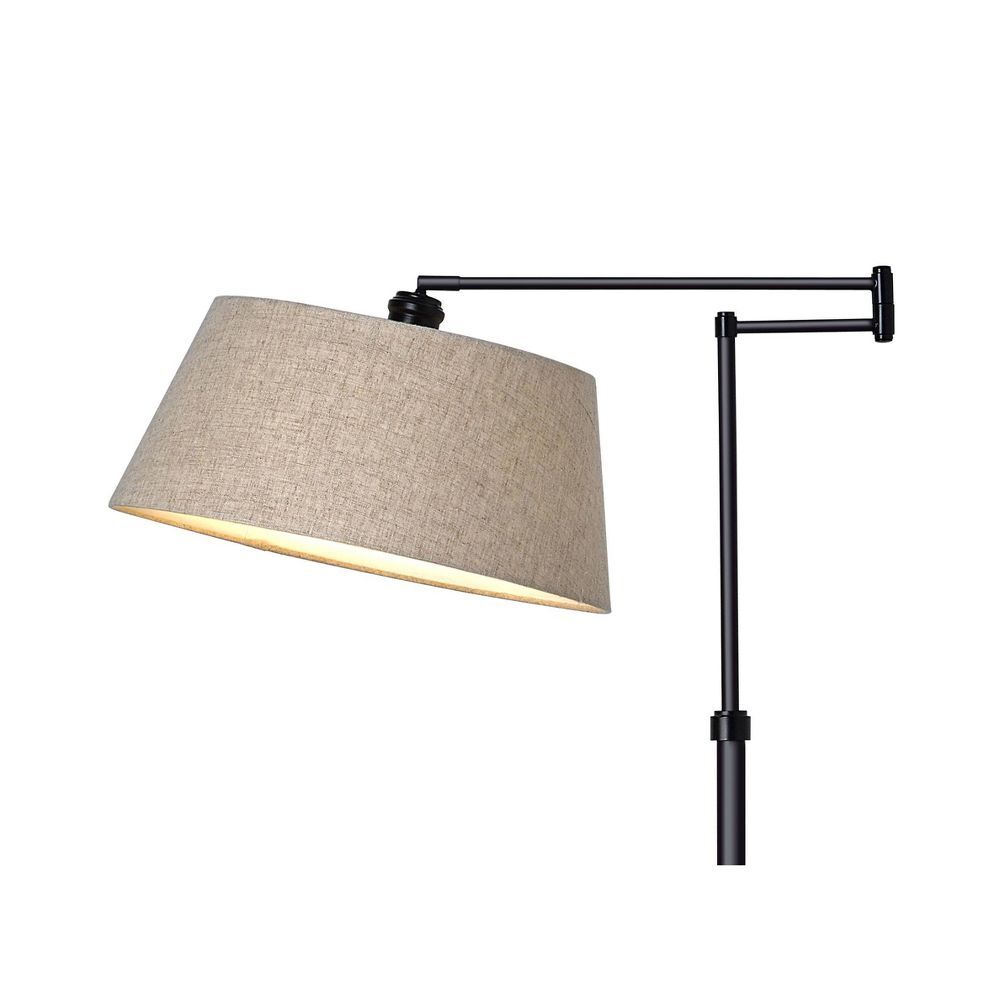 Oil Rubbed Bronze Swing Arm Floor Lamp Traditional Swing Arm Oil