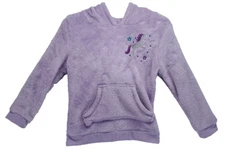 Jumping Beans Unicorn Purple Hoodie Toddler Girls Plush -Size 2T