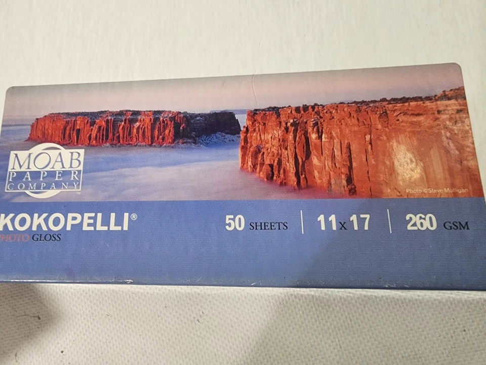 RARE Box Moab KOKOPELLI Photo Gloss 11x17 Paper 260 GSM 50 Sheets - Image 3 of 4
