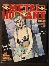 Heavy Metal Hurlant #26 (1978) Moebius Cover Art