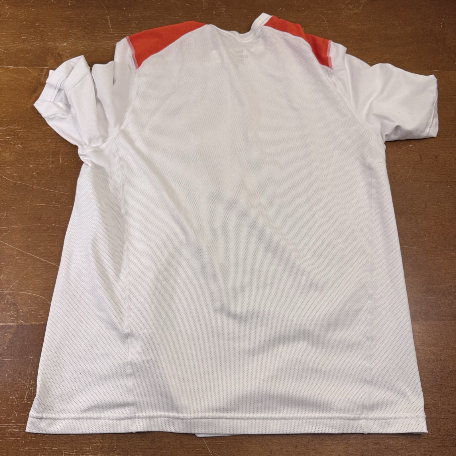Nike Shirt Mens Large White Dri Fit Running Short Sleeve Tennis Active thumbnail 7
