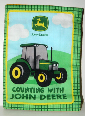 John Deere Completed Handmade Cloth Fabric Soft Book Farm Count Child Baby Gift