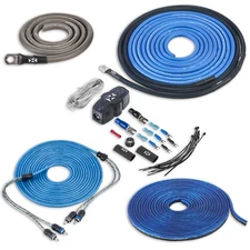 XKIT42 Full Spec 4 Gauge 100% OFC 2-Channel Amplifier Wiring Kit for 1500W Ampli