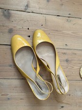 Miu Miu Cream patent sligback heels