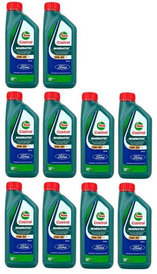 10l Castrol Magnatec D 0W-30 Ford Motoröl ACEA C2, Ford WSS-M2C 950-A 10x1l