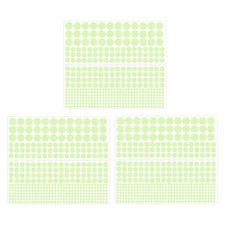1221 Pcs Glow in the Dark Spot Decals Decor Green Wall Stickers