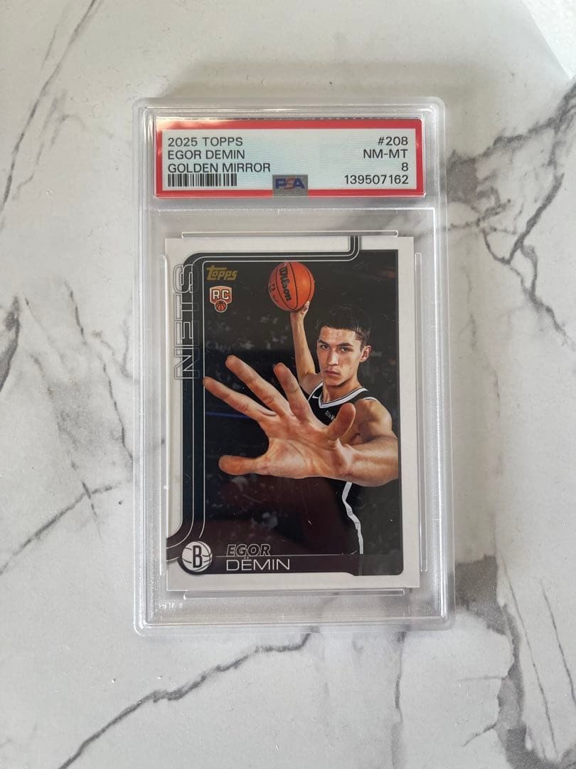 2025 Topps Egor Demin #208 Golden Mirror