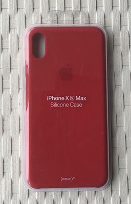Original Apple Silikon Case iPhone XS Max in PRODUCT RED