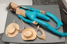 VINTAGE MARX BEST OF THE WEST JOHNNY WEST JANICE WEST w Accessories