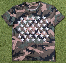 Valentino Garavani Men's Camo Stars Mariposa T-Shirt Size M Made in Italy