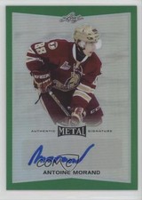 2015-16 Leaf Metal Green Prismatic 3/5 Antoine Morand #BA-AM1 Auto 0af