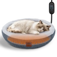 Heated Cat Bed Indoor - Self Warming Cats Beds, Heating Cat Beds for Indoor K...
