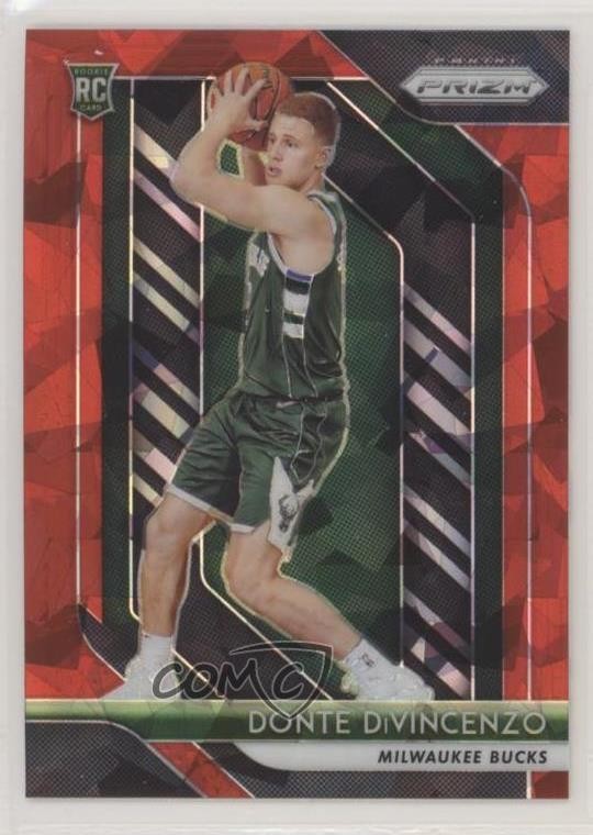 2018-19 Panini Prizm Red Ice Prizm Donte DiVincenzo #246 Rookie RC
