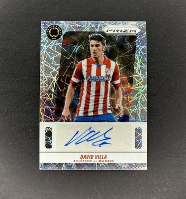 2025 Prizm FIFA Club World Cup David Villa Flashback Velocity Prizm Auto