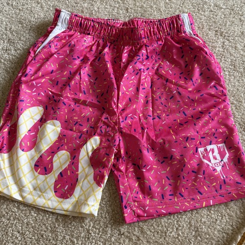 Baseball Lifestyle 101. Eiscreme Shorts blau Sommer Kinder Größe 6-8y