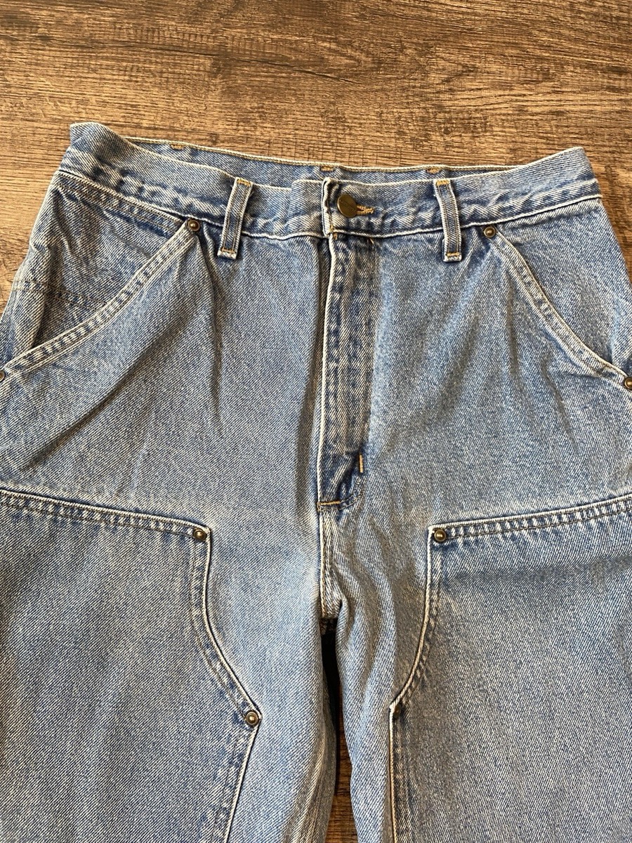 Carhartt B79 DST Double Front Knee SHORTS Jean Distressed