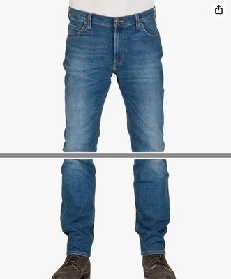 LEE Herren Rider Slim Blue Jeans - Modell L701ROEM Größe W34 L32 Neu mit Etikett