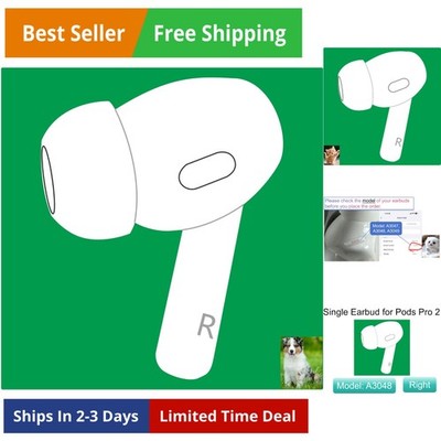 OEM Right Earbuds Replacement for Pods Pro 2nd Generation A3047, A3048, A3049...