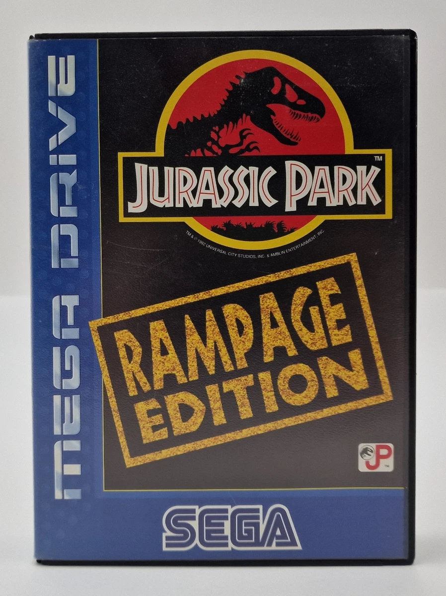 Jurassic Park Sur Sega Mega Drive - Version PAL Complète (boîte, Notice) - Megadrive