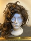 JACQUELYN Wig HUMAN HAIR Blend COCO LIGHT BROWN Mix Monofilament Top EUC