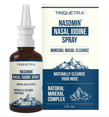 #ad Triquetra Nasomin Iodine Nasal Spray Natural Sinus Cleanser 2 fl.oz Immune Boos $11.59