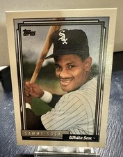 1992 Topps Sammy Sosa #94 Baseball Error Card (Wrong Birthday)