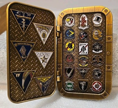 STRIKE FIGHTER WING PACIFIC 3.5'' FOLDING CHALLENGE COIN - GENERAL SHERMAN TREE