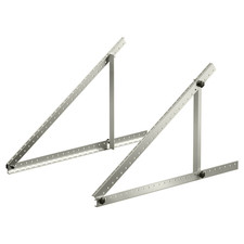 50-Inch Solar Panel Support Brackets, 0 to 90° Modifiable Incline Mount Brackets