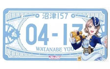 YOU WATANABE Birthday Number Plate vol.4 “Love Live! Sunshine!!” Premium Shop