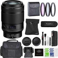 Nikon NIKKOR Z MC 105mm f/2.8 VR S Macro Lens w/ Starter Accessories Bundle
