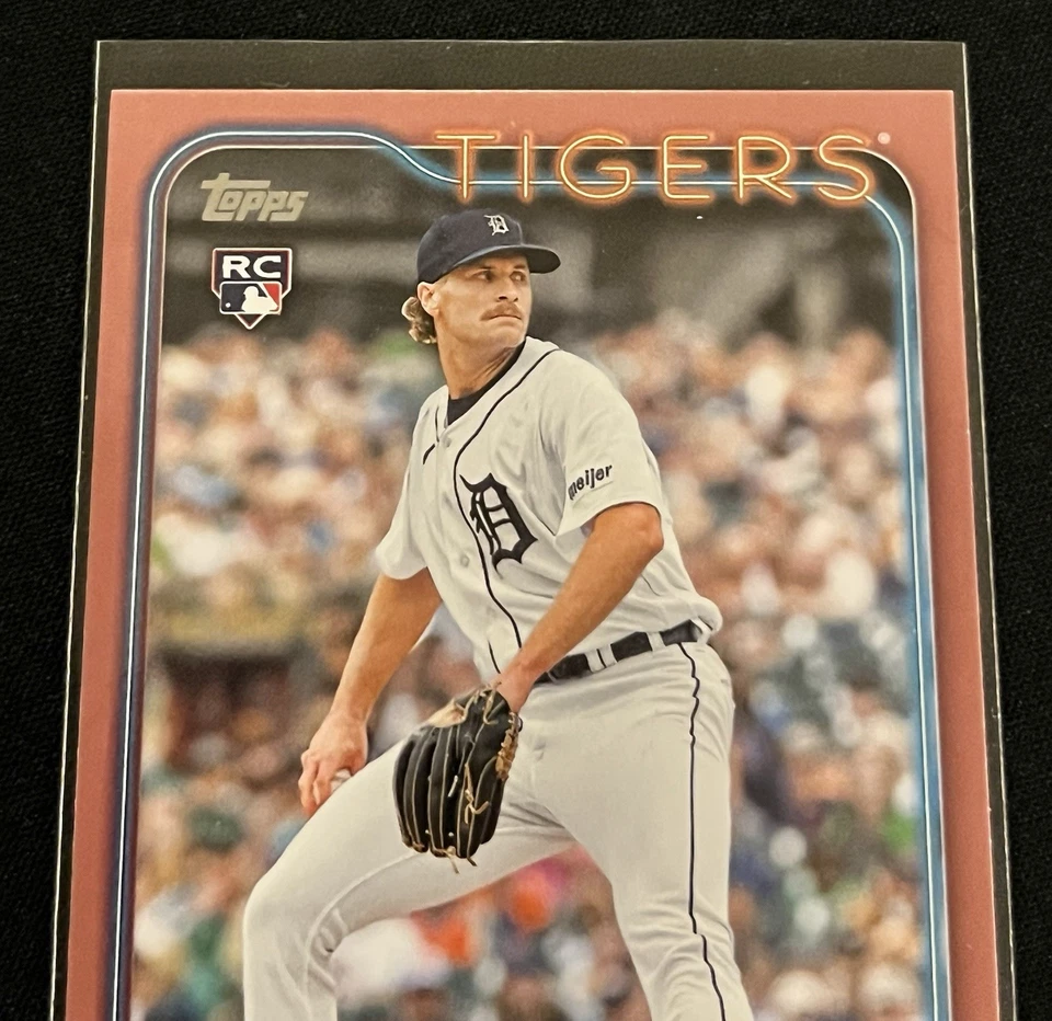 2024 Topps Series 2 Sawyer Gipson-Long #616 Mother’s Day Parallel /50 Tigers RC - Image 4 of 4