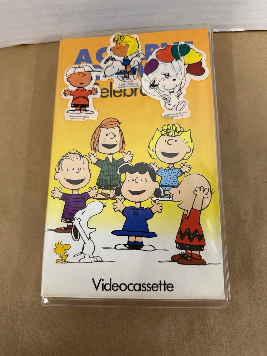 A Charlie Brown Celebration VHS Peanuts Snoopy Tested Works | eBay