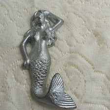 Cast Iron Mermaid Hook Wall Hanger Decor Beach Nautical Towel Holder Decor Beach