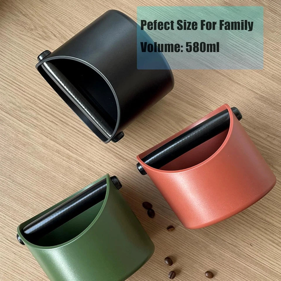 Кофейная коробка, 4,6 дюйма, бариста стиль эспрессо молоток Knock коробка, съемный PL - Изображение 3 из 4