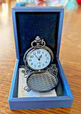 New 'DAD, I WILL ALWAYS BE YOUR LITTLE GIRL' POCKET WATCH Necklace  Fob Chains
