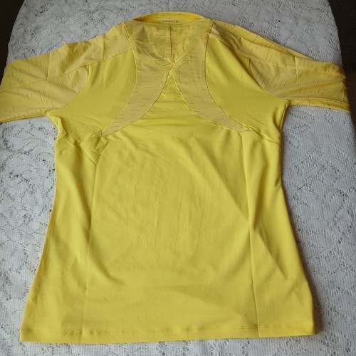 Annika Women Large Long Sleeve Golf Polo Yellow 1/4 Zip Drytec Cutter & Buck Nwt - Picture 15 of 24