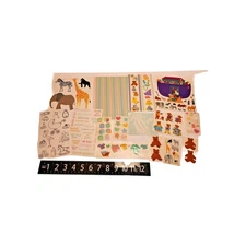 Vintage HTF 70s 80s 90s Mrs Grossman Stickers - Baby Theme Lot - 16 sheets