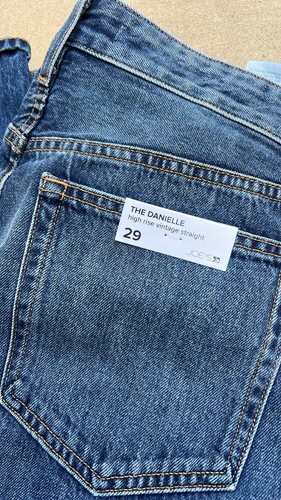Joes Jeans Women’s The Danielle High Rise Vintage Straight Button Fly Jeans 29 - 第 5/15 張圖片