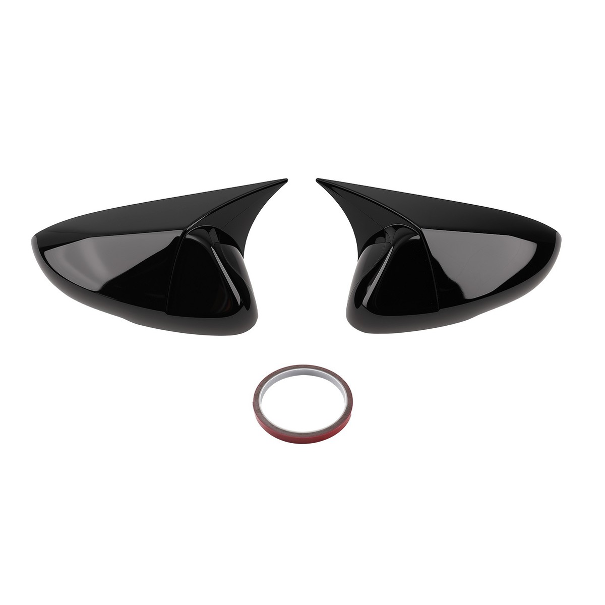 Side Mirror Cover Caps For Honda Accord 2023-25 Black ABS Door