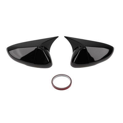 Side Mirror Cover Caps For Honda Accord 2023-25 Black ABS Door