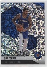 2020 Panini Mosaic Rookie Variation Fast Break Silver Prizm Obi Toppin #220 02ez