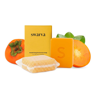 Japanese Persimmon Cleanser Bar 2 Pk Bundle for Body Odor, Persimmon Solution fo