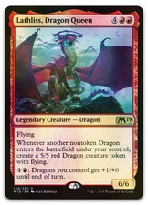 Lathliss, Dragon Queen #149 (Foil) (LP) Core Set 2019 M19 Magic MTG