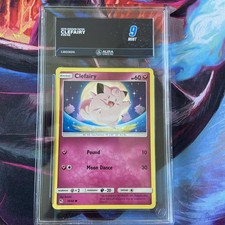 Pokémon TCG Clefairy Card 39/68 Non-Holo, Common, Hidden Fates Aura  9 Mint