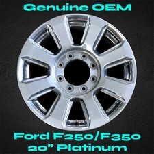 Clean 20 Wheel For Ford F250 F350 Platinum 2017-2022 Stock Oem Rim F-250 F-350