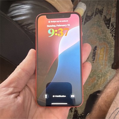 Apple iPhone 12 Red 6.1'' iOS Smartphone Wi-Fi Bluetooth Bar Style
