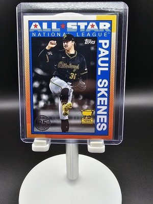 Paul Skenes 35th Anniversary Blue Boarder ASNL cup card topps series 2. could  