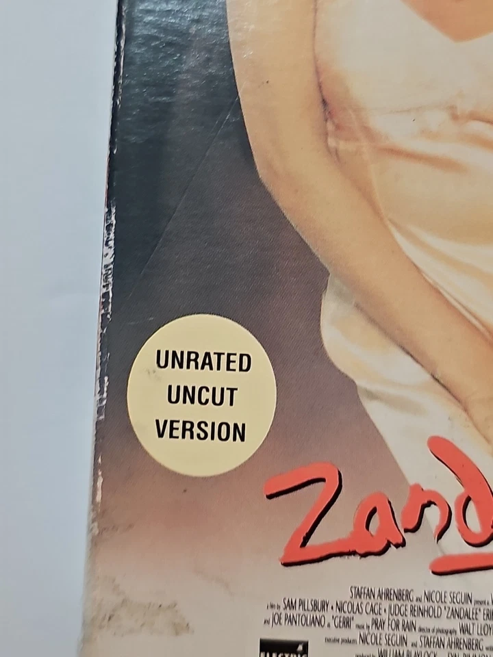 Zandalee (VHS 1991) TESTED WORKS  -  EROTIC Uncut UNRATED Version NICK CAGE - Image 2 of 4