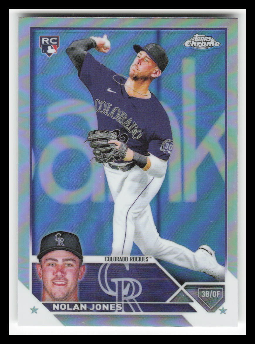 2023 Topps Chrome Refractors #43 Nolan Jones
